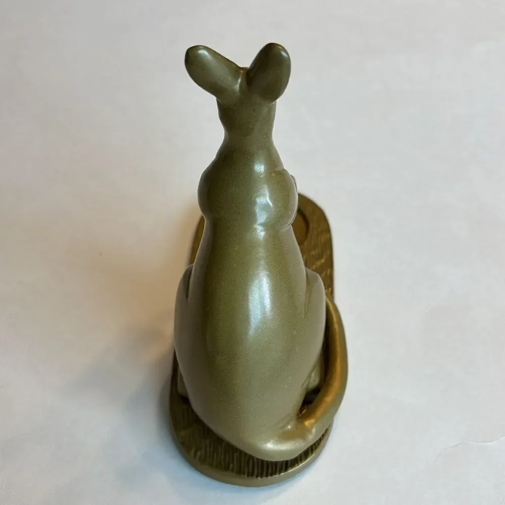 IKEA Brass Kangaroo Tea Light Candle Holder Markniva 2012